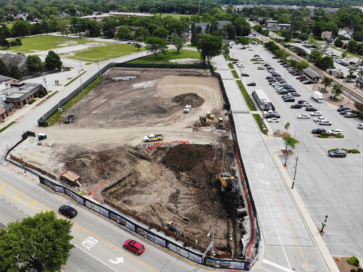 Harmony Square construction on June 4, 2024